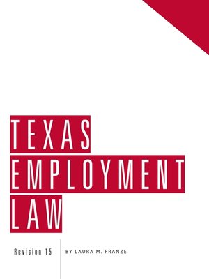cover image of Texas Employment Law